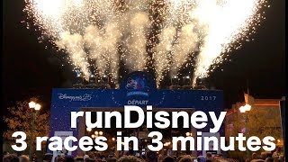 2017 RunDisney Paris  3 races in 3 minutes [upl. by Fusco903]