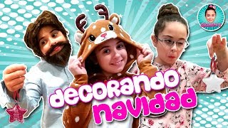 🎄 Decorando mi CASA de NAVIDAD ❄ MONTO el ÁRBOL de NAVIDAD con mis PADRES 🎄 [upl. by Aekahs172]