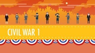 The Civil War Part I Crash Course US History 20 [upl. by Jovitta]