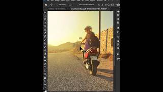 How to Create Realistic Sunset Effect Using Photoshop shorts [upl. by Vaughan119]