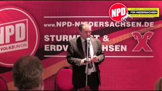 Udo Pastörs zu Gast im NPDUnterbezirk HeideWendland 07022014 [upl. by Egrog544]