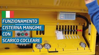 Cisterna trasporto mangimi o biomasse con scarico cocleare [upl. by Itnuahsa]