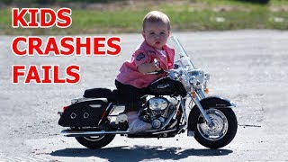 Kids fails on motorcycles 2017 [upl. by Caresse689]