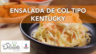 Ensalada de col tipo Kentucky  Cocina Delirante [upl. by Heriberto632]