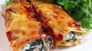 CANNELLONI SPINACH AND RICOTTA [upl. by Ednargel]