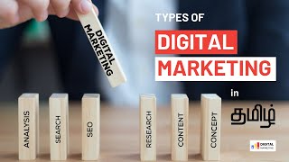 Types of Digital Marketing Explained in Tamil For Beginners [upl. by Shipley436]