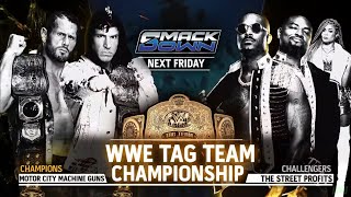 Motor City Machine Guns vs The Street Profits SmackDown Nov 15 2024 [upl. by Maxima]