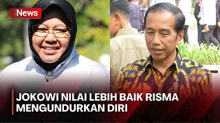 Jokowi Respons Niat Risma Mundur dari Mensos Itu Lebih Baik [upl. by Garber]