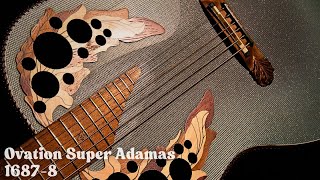 憧れの名器！クセが強い音色の最高峰モデル【Ovation Super Adamas 16878】1990年製 OP24搭載（完全予約制 名古屋アコギ専門店 オットリーヤギター） [upl. by Ainirtak]