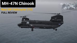 NH47N Chinook  New VIP Helicopter Review  Modern Warships Alpha Test [upl. by Omlesna]