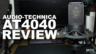 AudioTechnica AT4040 Condenser Mic Review  Test [upl. by Elacsap392]