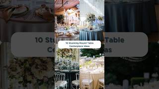 Turn your table into a statement with our top 10 round table centerpiece ideas roundtabledecor [upl. by Eelatan]