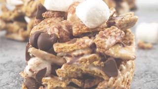 Golden Graham Smores Bars [upl. by Ademordna]