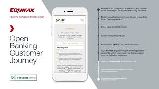 Equifax amp ConsentsOnline Open Banking Customer Journey [upl. by Brasca]