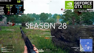 GTX 1650 40W  MSI GF63 THIN  PUBG  INTEL I5 10500H [upl. by Jezabel]