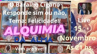 Meditação e Baralho Cigano responde sim ou não Tema  Felicidade [upl. by Adorne]
