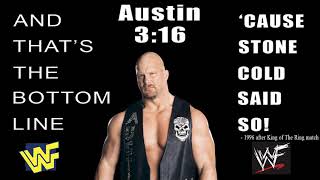 quotStone Coldquot Steve Austin  1st Theme Song 1 Hour [upl. by Platt]