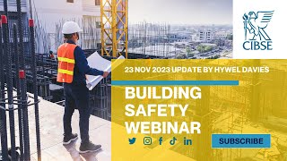 CIBSE Building Safety Update [upl. by Ibbed978]