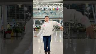 Do you like the morning or late airport vibes 😆✈️💖 fypシ゚ funny skit dance relatable viral [upl. by Nydroj]