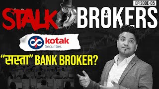 Kotak Securities Review Demat Neo App Demo Brokerage Plans  Stalkbroker EP05 [upl. by Ellehcram]