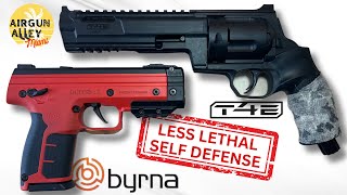 BYRNA LE vs HDR 68 • LESS LETHAL SELF DEFENSE [upl. by Carrnan]