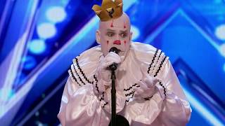 Puddles Pity Sias Chandelier Americas Got Talent 2017 [upl. by Nyvek]