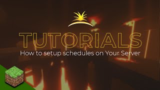 How to setup schedules on Your Server [upl. by Nileve]