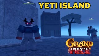 Where is Yeti Island in Grand Piece Online  GPO Yeti Island Location [upl. by Ennahtur]