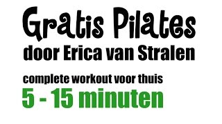 Pilates oefeningen  BUIK  pittige mini workout [upl. by Nylknarf]