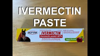 Ivermectin Paste 187 for horses  Unboxing [upl. by Zobkiw]