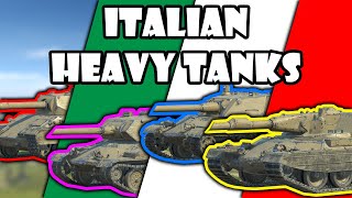 ITALIAN TECH TREE HEAVY TANKS FULL REVIEW Update 110 Wot Blitz [upl. by Gabbey]