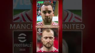 EA FC 25 vs eFootball 2025 MANCHESTER UNITED NEW Player Faces  EA SPORTS FC 25 vs eFootball 2025 [upl. by Eenram943]