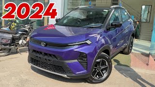 NEW 2024 TATA NEXON FEARLESS SECOND TOP MODEL 🔥 NEW NEXON FEARLESS 2024 UPDATED ❤️ [upl. by Idalla]