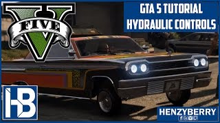 HYDRAULIC CONTROLS  GTA 5 Tutorials [upl. by Eened760]