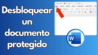 Cómo desbloquear un documento protegido de Word tutorial Office [upl. by Nishom]