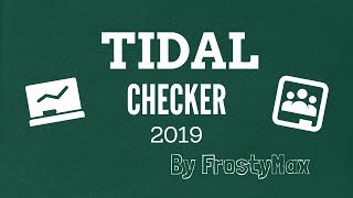 Tidal Account Checker 2019  Super Fast [upl. by Nunci]