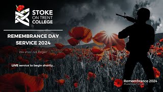 Stoke on Trent College Remembrance Service 2024  LIVE [upl. by Eirlav971]