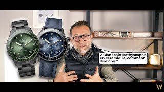 Blancpain Bathyscaphe Céramique Chrono Flyback et 3 aiguilles [upl. by Lavicrep454]