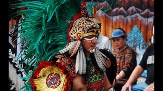 Aztec Indian Dancers  from Central Mexico performing  Evergreen State Fair [upl. by Buchanan374]