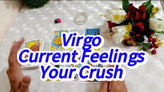 Virgo Current Feelings Of Your Crush 🥰 Current Thought 🤔 Tarot reading tarot currentfeelings [upl. by Aneelad809]