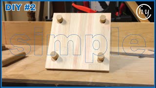 How to make a wooden iPhone standVery easy DIY2 [upl. by Eilesor]