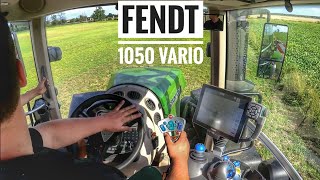 Fendt 1050 Vario  CABVIEW mit Köckerling Exaktgrubber Vario [upl. by Emoreg]