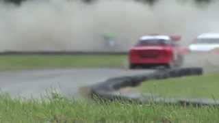 Clubmans Rallycross at Pembrey  Burnout [upl. by Mayce118]