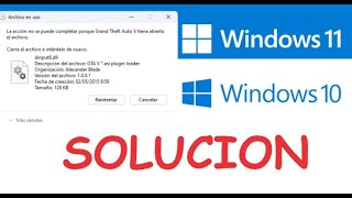 La acción no se puede completar porque  tiene abierto el archivo  solucion windows 10 y 11 [upl. by Goines]