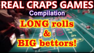 35 HOURS OF CRAPS at 10 CASINOS  Live Craps Game 54  Inside the Casino [upl. by Dacie]