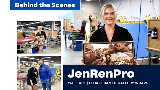 JenRenPro  Float Frame Gallery Wrap  Behind The Scenes [upl. by Etteneg]