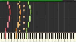 Aerials — System Of A Down How To Play on Piano Synthesia Tutorial [upl. by Karie]