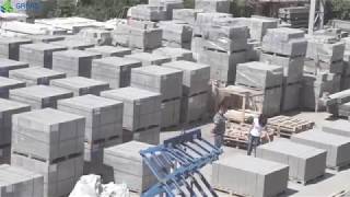 Aerated Concrete Blocks Production Plant  GRIVAS [upl. by Anivram]