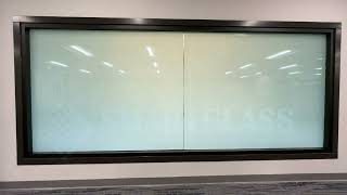 Switchable Privacy Electric Smart Glass Partition for educational classroom [upl. by Aivataj]