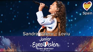 Sandra From SPAIN 🇪🇸  JUNIOR EUROVISION 2023 [upl. by Stalker276]